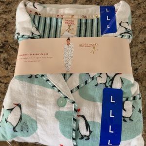 Munki Munki Penguin Pajamas Size Large